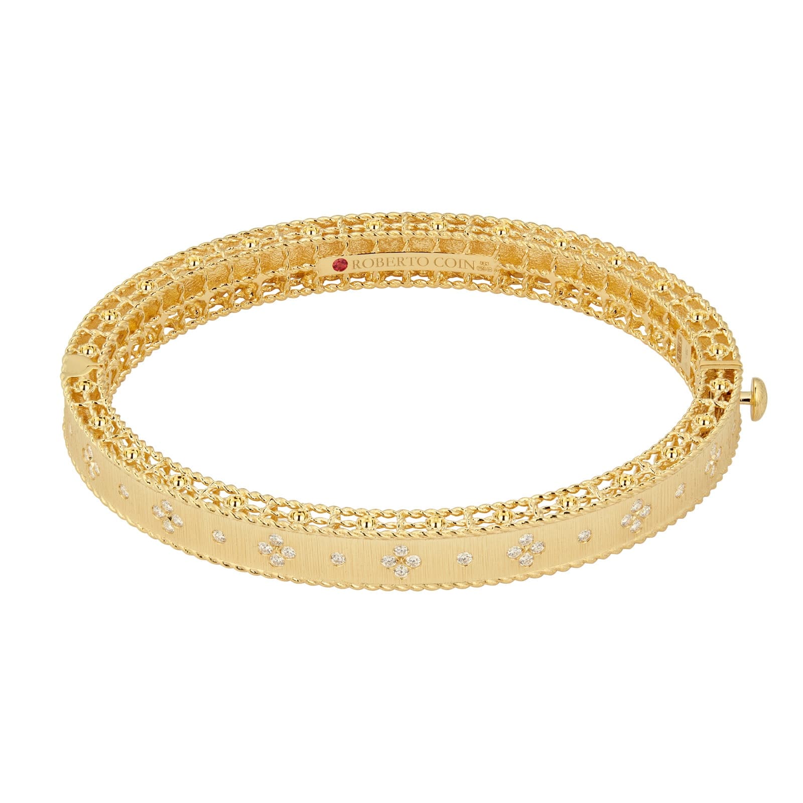 Venetian Princess 18ct Yellow Gold 0.50ct Diamond Bangle
