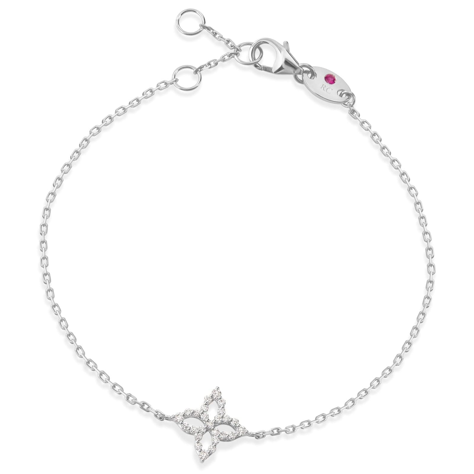 Diamond Princess 18ct White Gold 0.16ct Diamond Bracelet