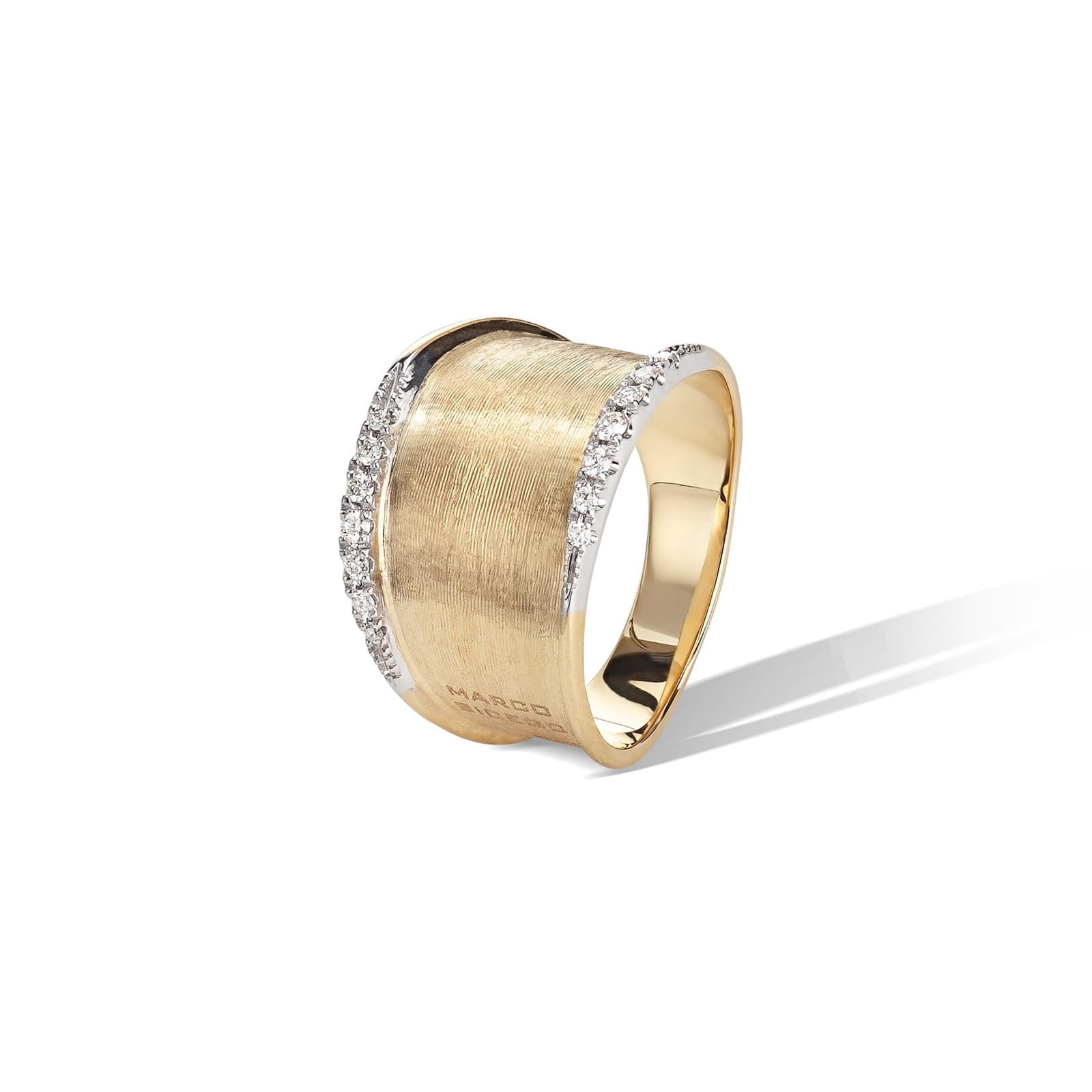 18ct Yellow Gold Lunaria Collection Diamond Ring