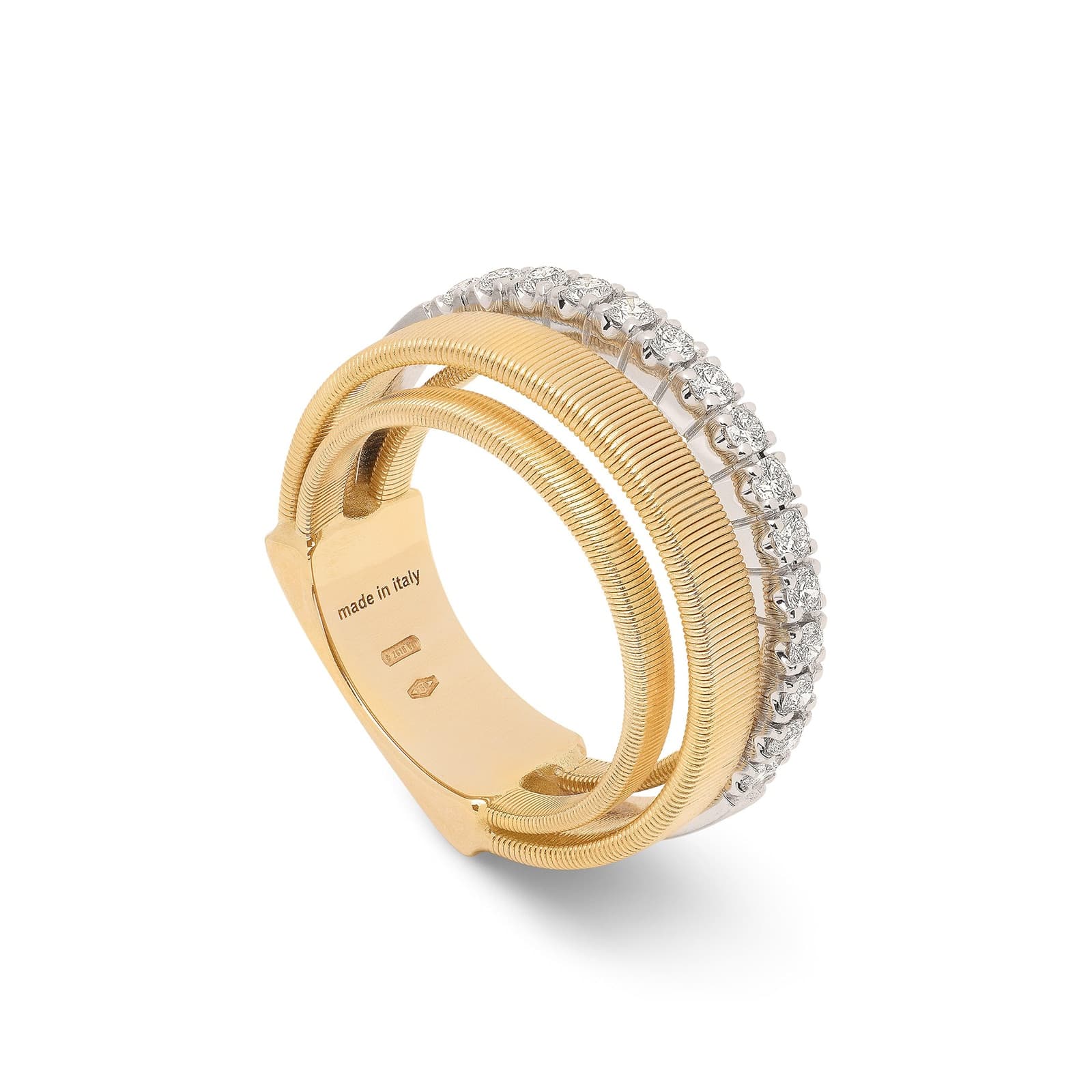 18ct Yellow Gold Masai Collection Diamond Ring