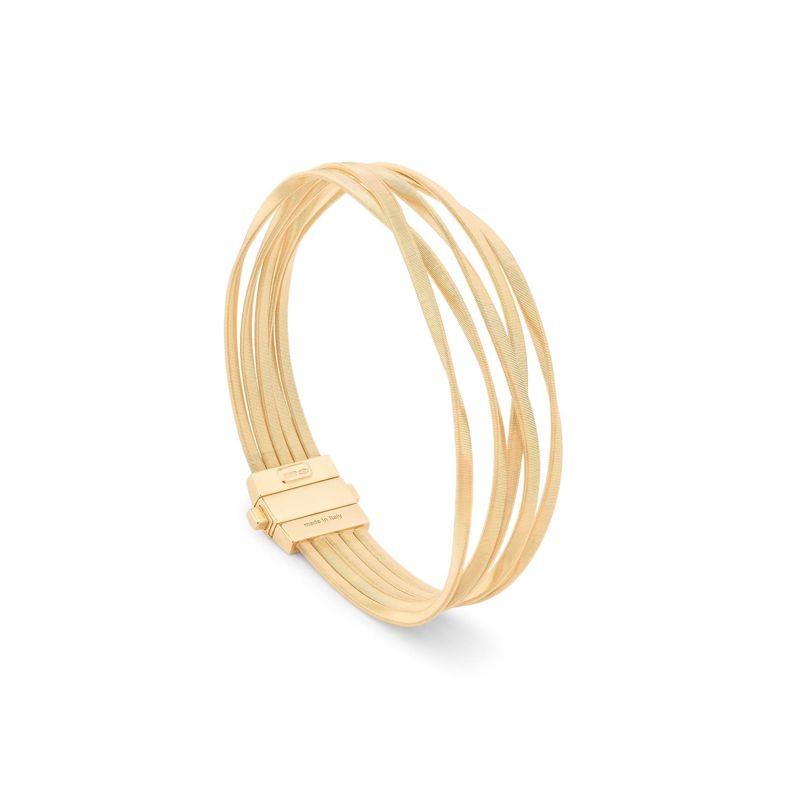 18ct Yellow Gold Marrakech Five Strand Coil Bracelet