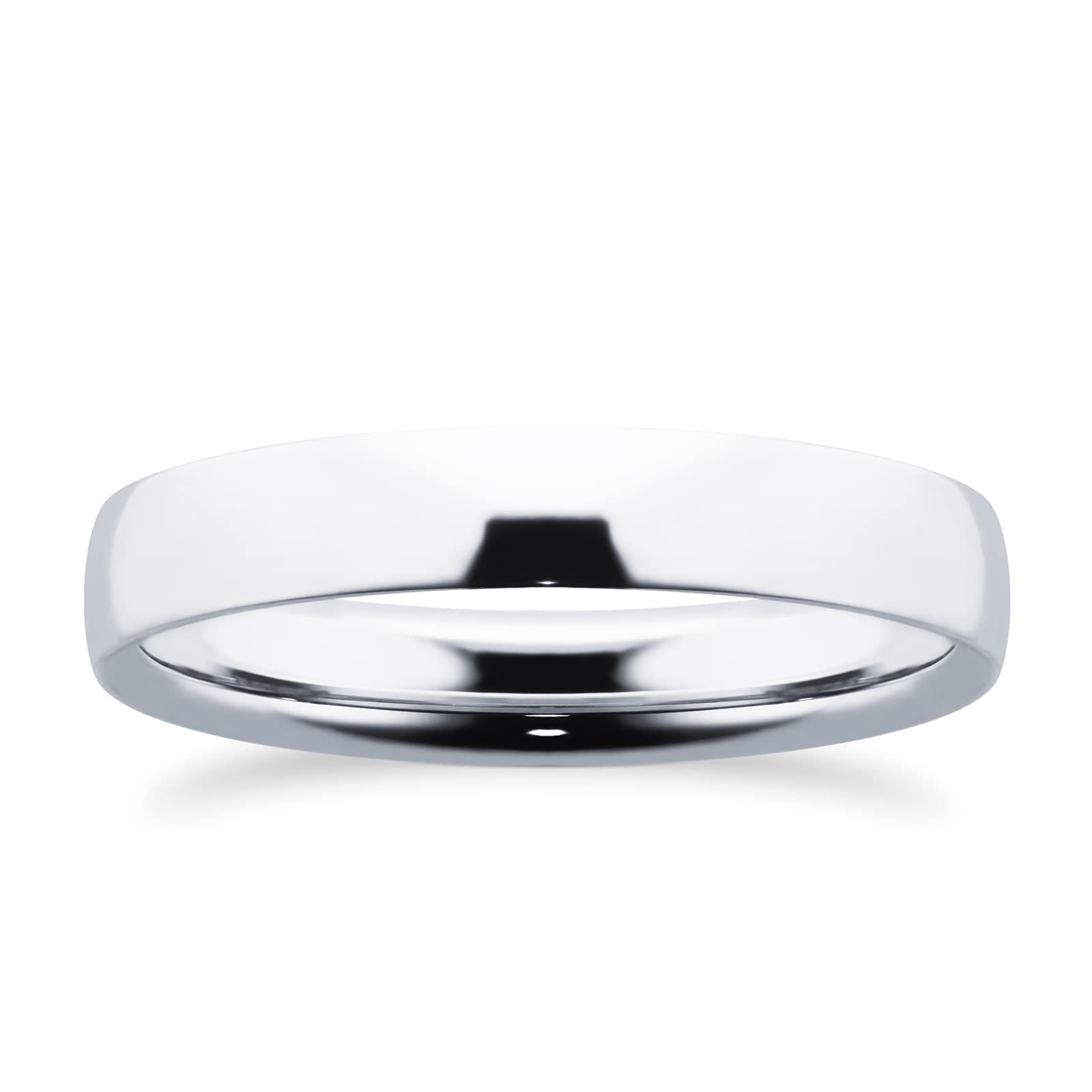 Britannia Sterling Silver 3mm Ring
