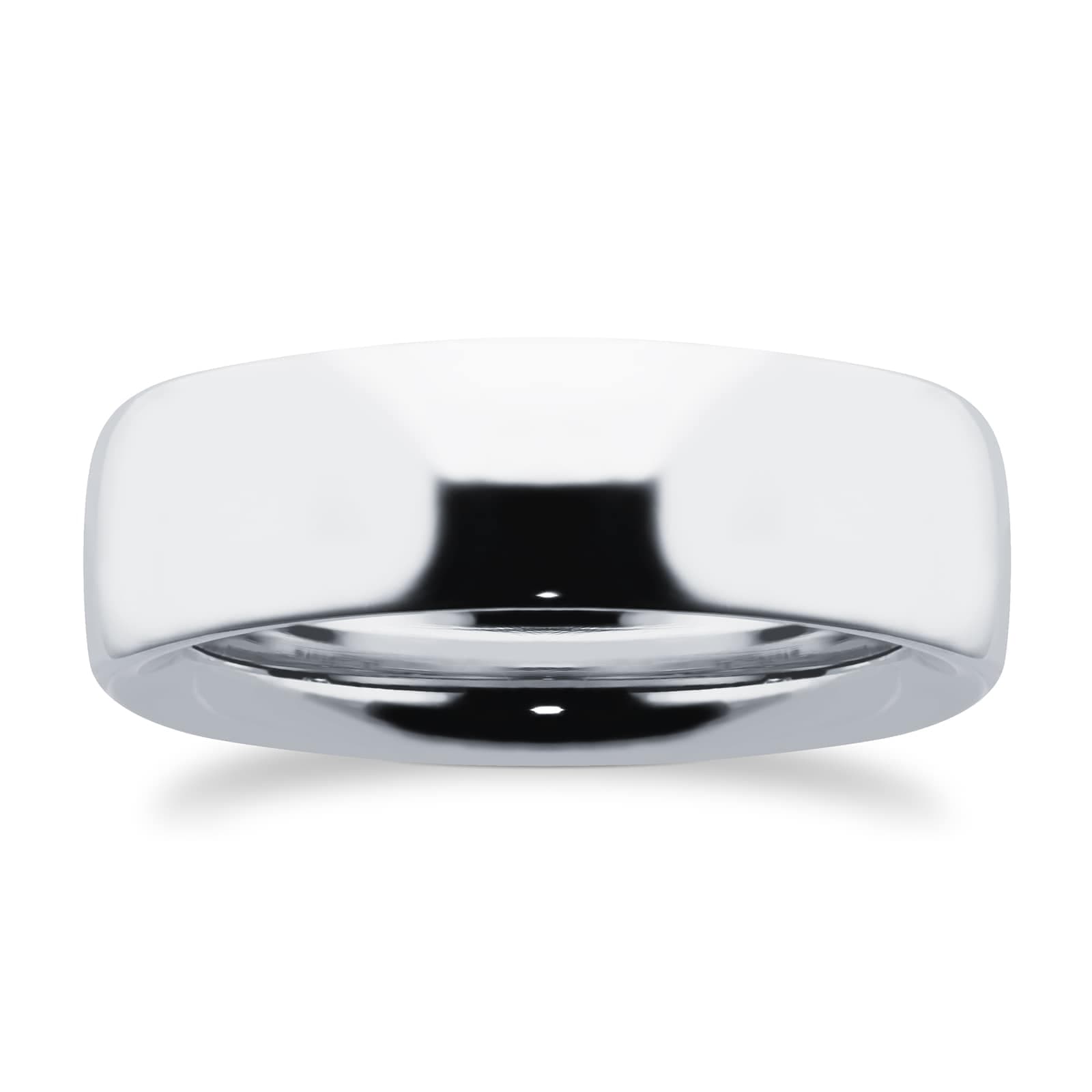 Britannia Sterling Silver 6.5mm Ring