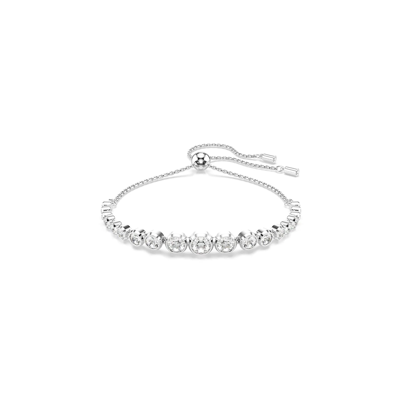 Imber Silver Coloured Cubic Zirconia Tennis Bracelet