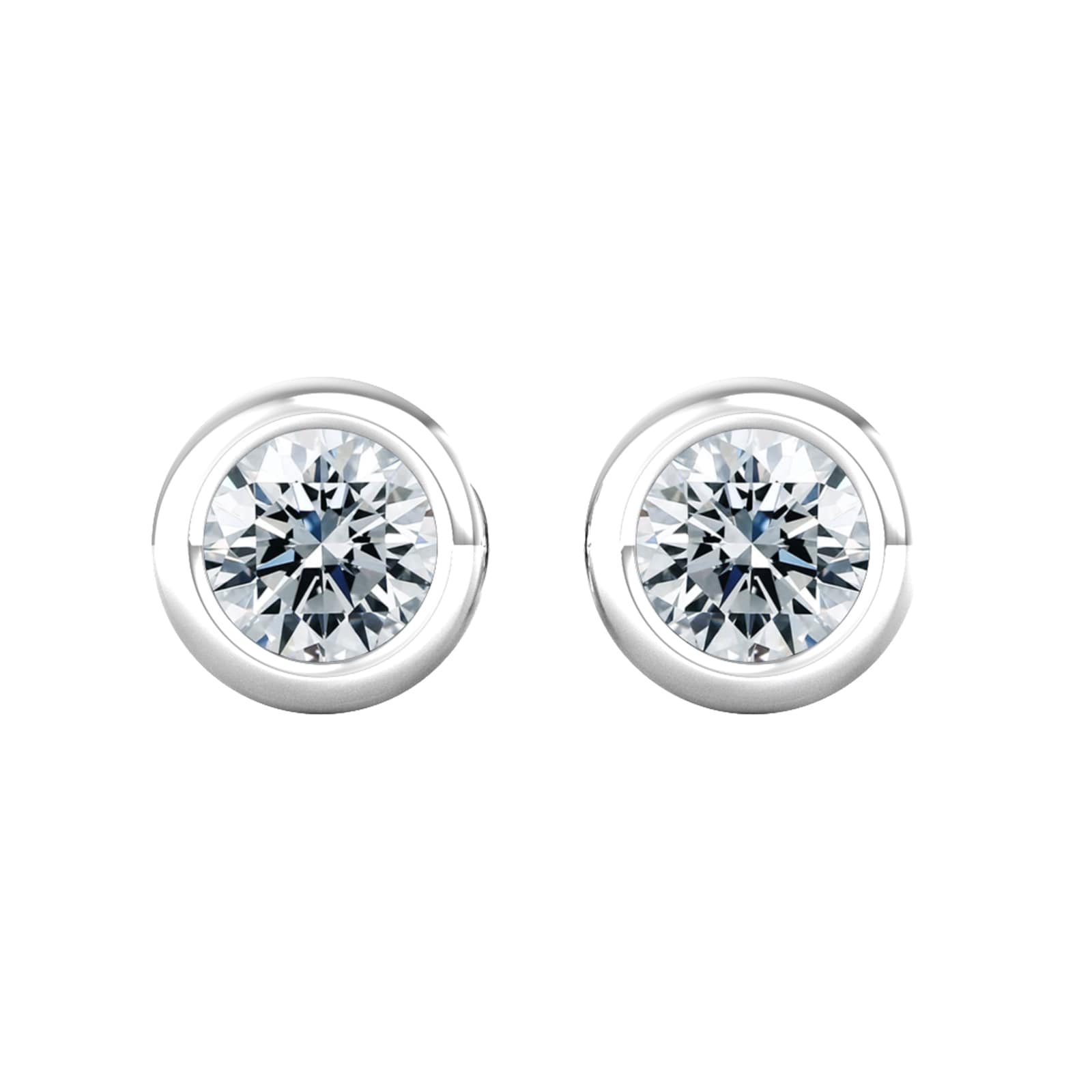 18ct White Gold 0.25ct Diamond Stud Earrings