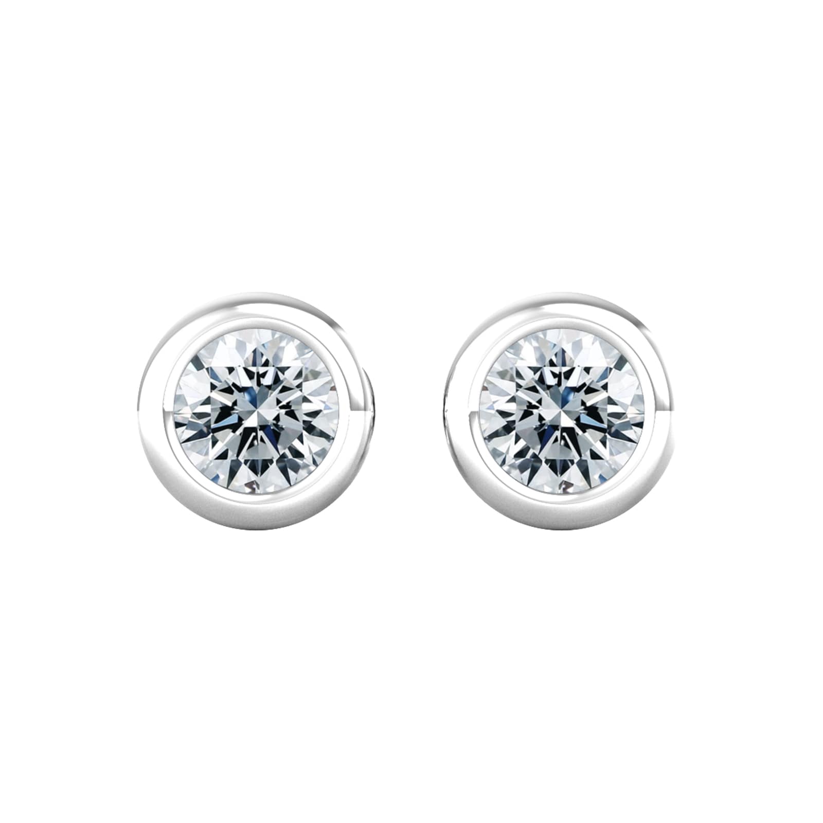 18ct White Gold 0.33ct Diamond Stud Earrings