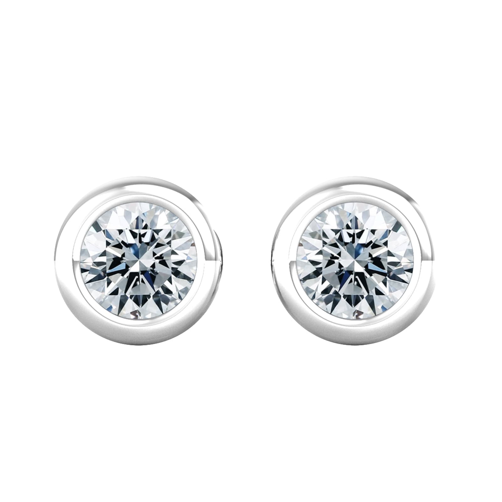 18ct White Gold 0.40ct Diamond Stud Earrings