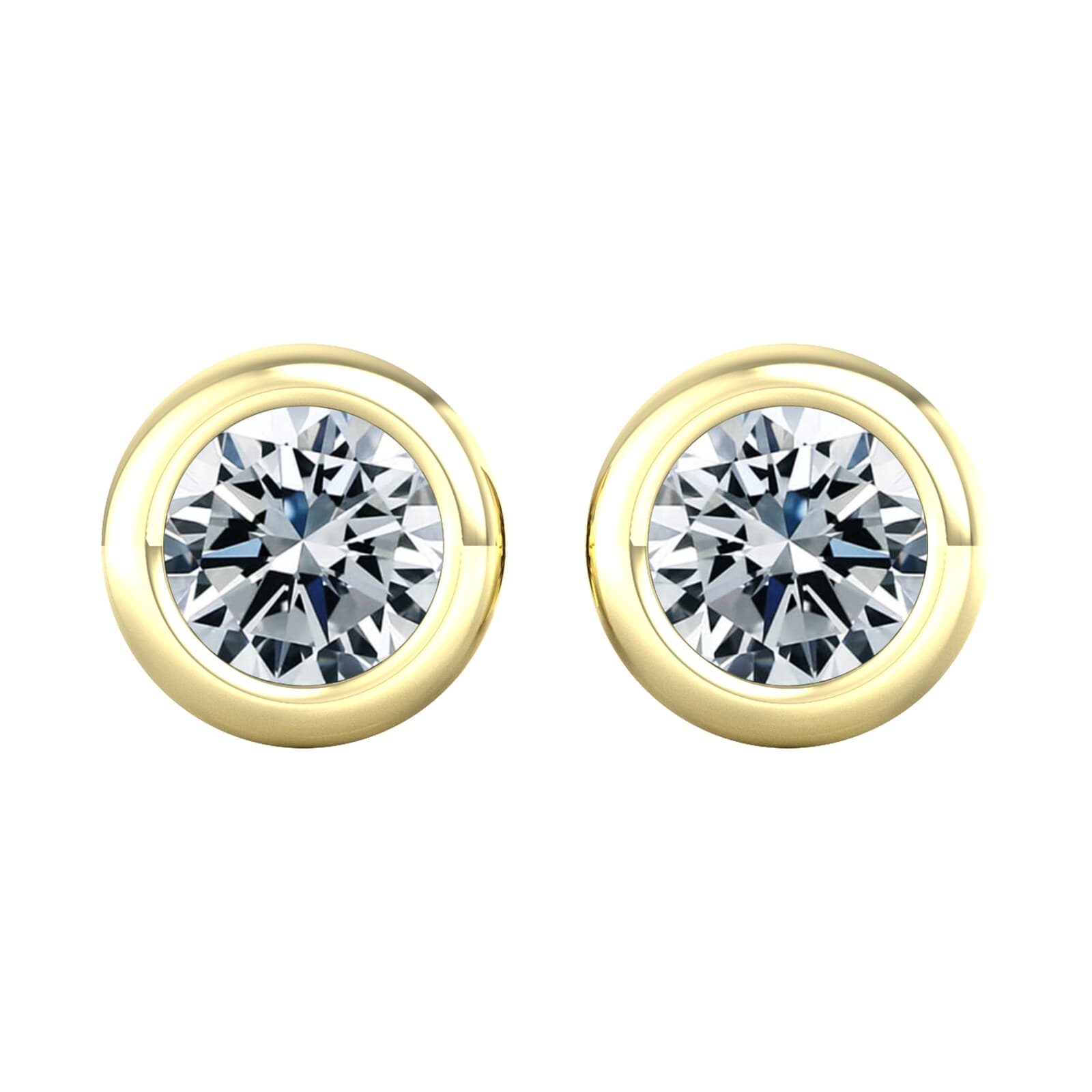 18ct Yellow Gold 0.80ct Diamond Stud Earrings
