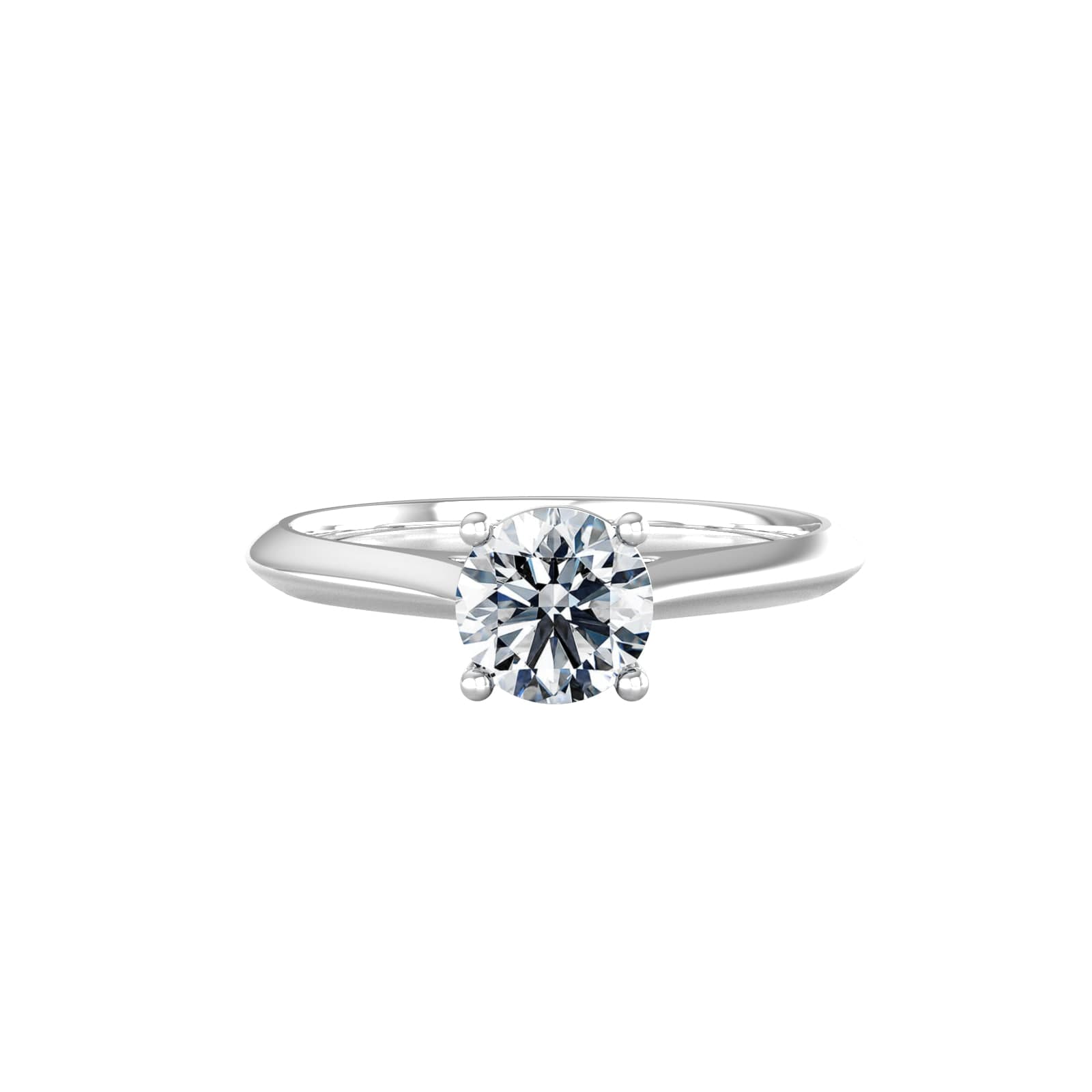 18ct White Gold 0.80ct Diamond Ring - Ring Size L.5