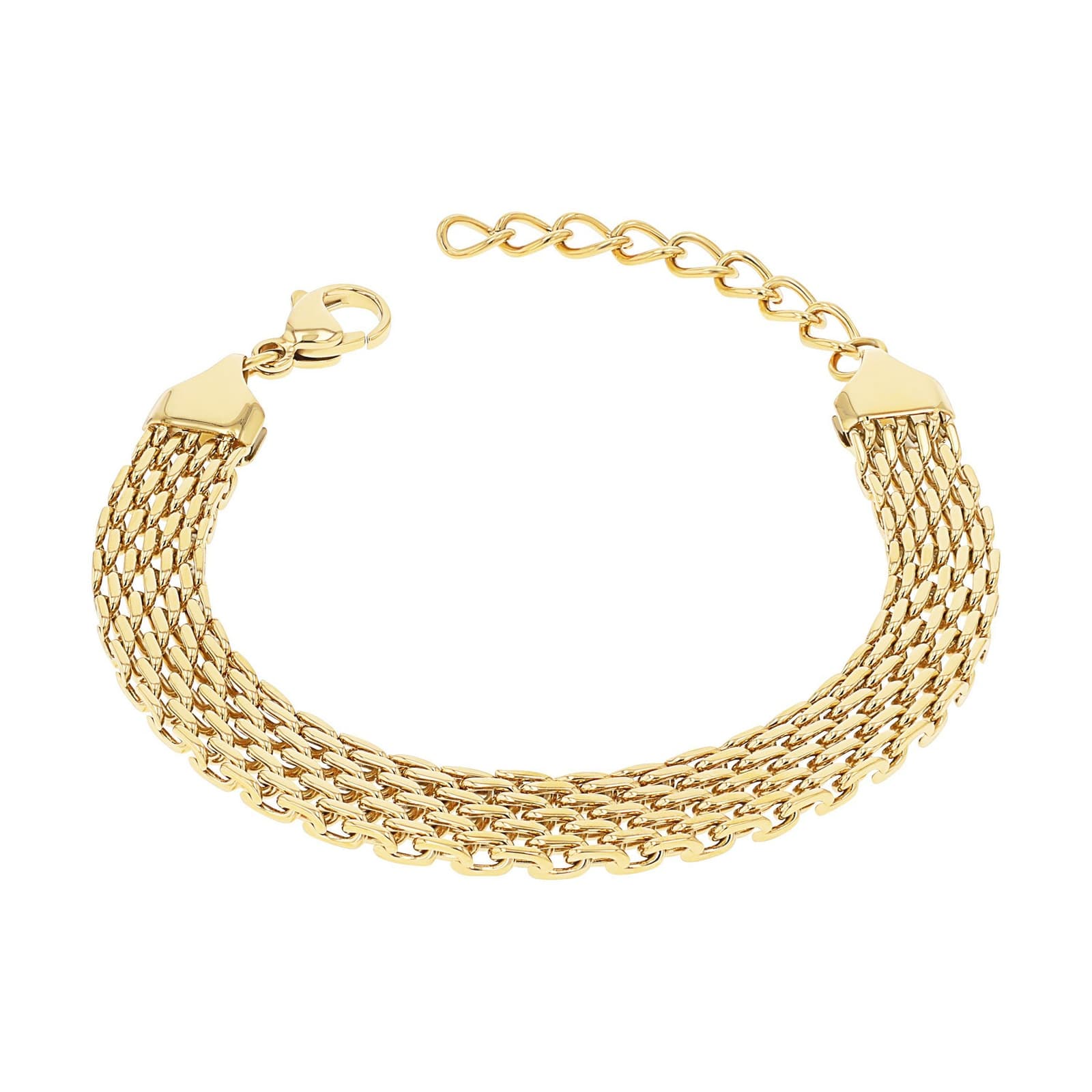 Yellow Gold Coloured Chain Bracelet
