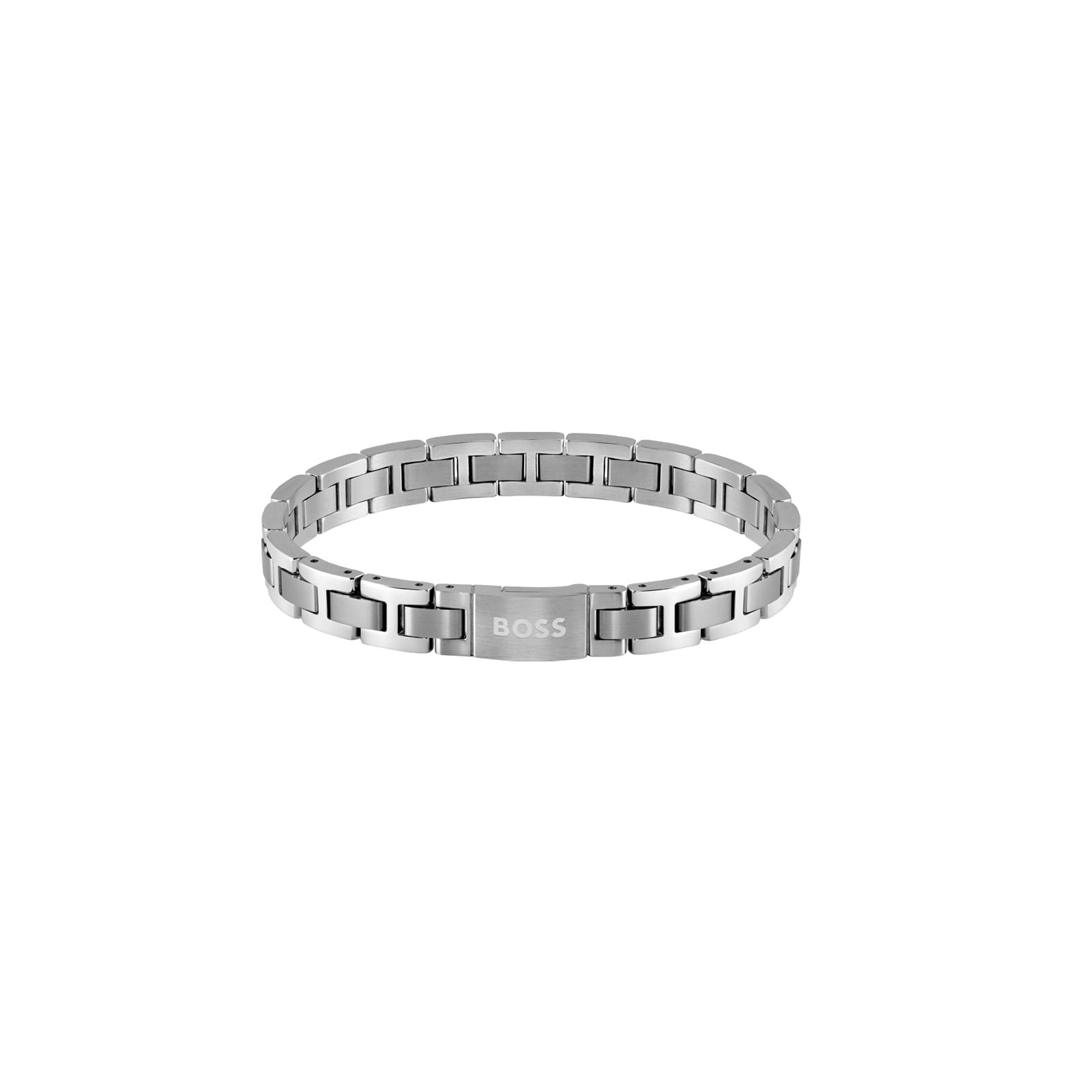Gents BOSS Stainless Steel Metal Link Bracelet