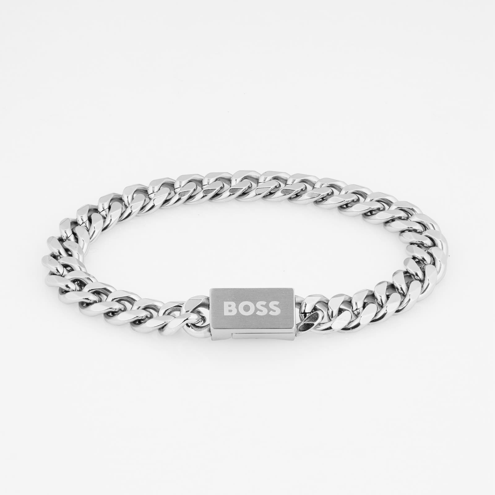 Gents BOSS Stainless Steel Chain Link Bracelet