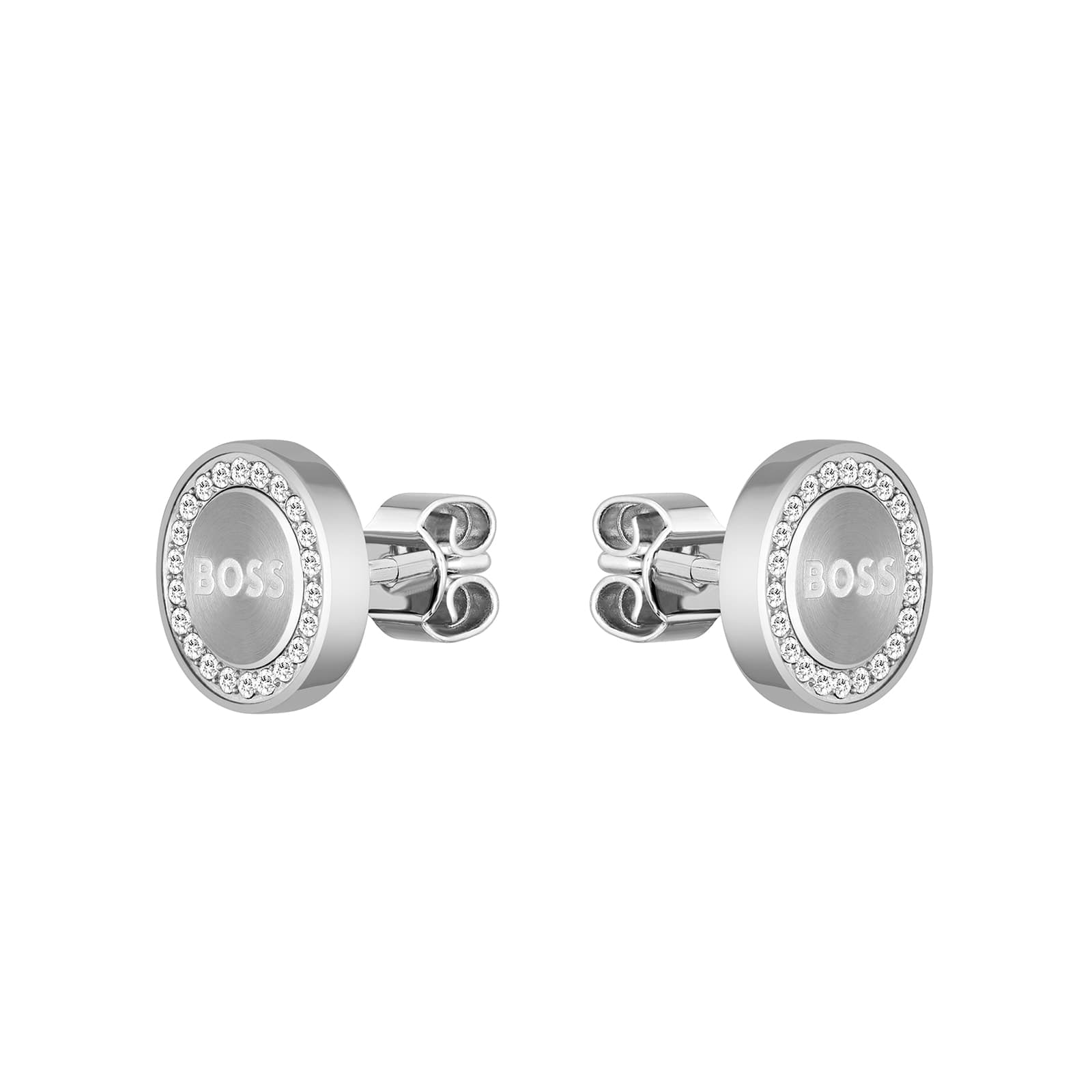 Ladies BOSS Iona Stainless Steel Stud Earrings