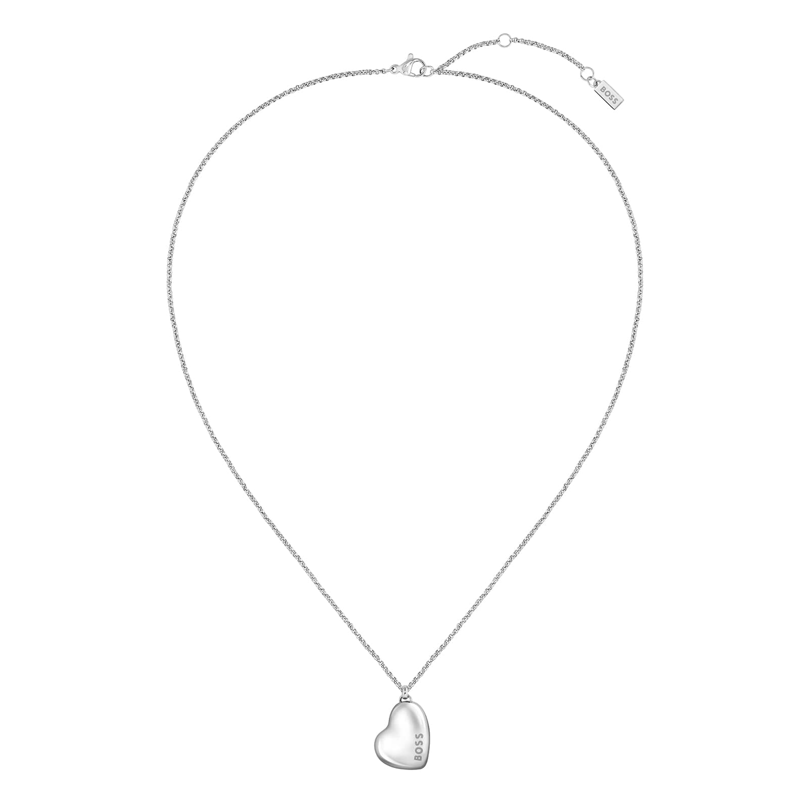 Ladies BOSS Honey Stainless Steel Heart Necklace