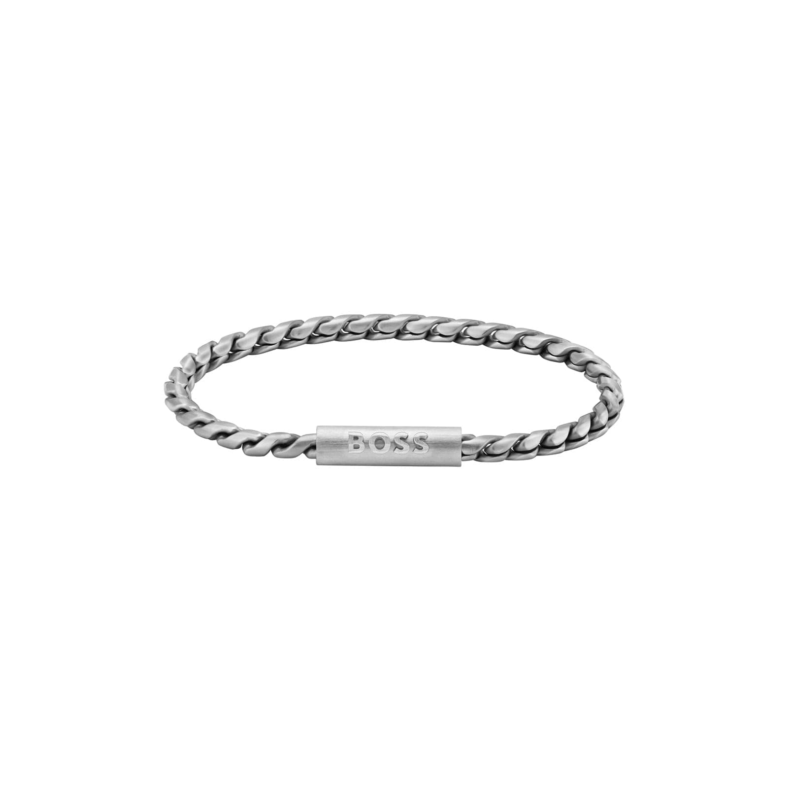 Gents BOSS Doran Stainless Steel Chain Link Bracelet