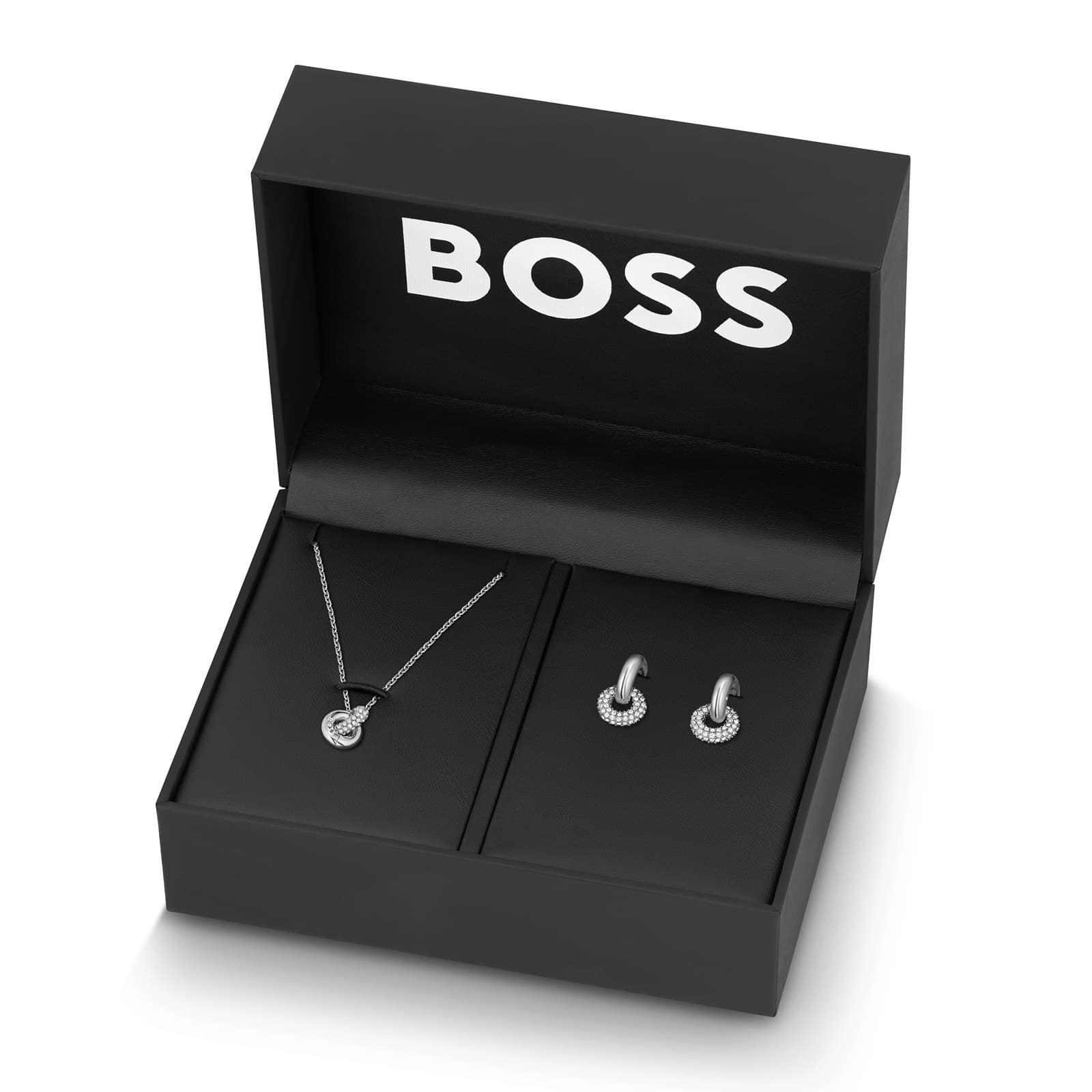 Stainless Steel Ladies Necklace and Earrings Gift Set