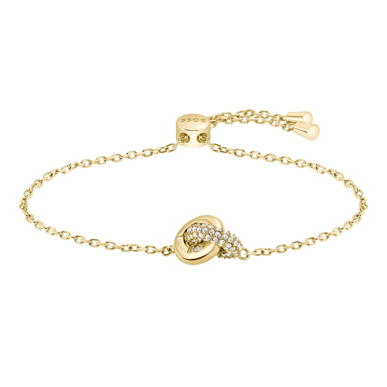 Ladies BOSS Live Precious Yellow Gold Coloured Cubic Zirconia Bracelet